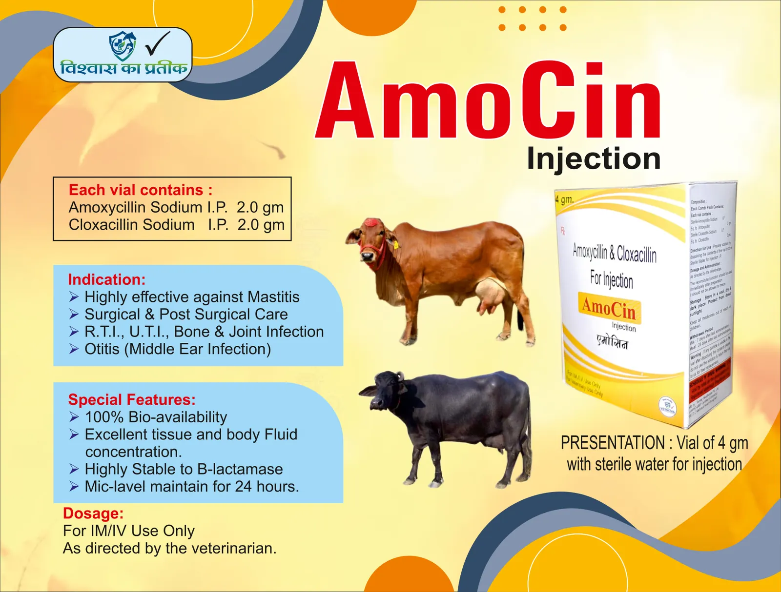 Catalogue page 20: AmoCin Injection
